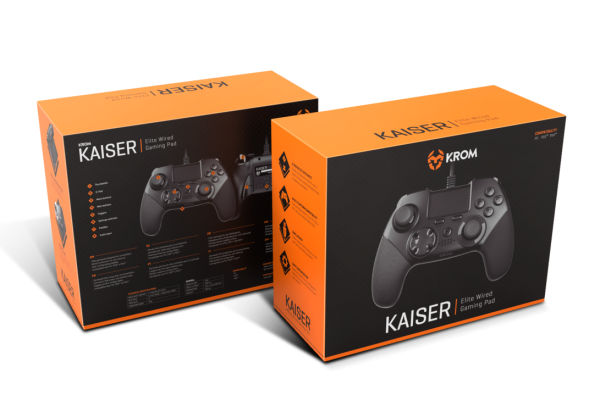 K.Rom Kaiser Elite Trådbunden Gaming Pad Joystick För Pc Ps3 Ps4 Discount