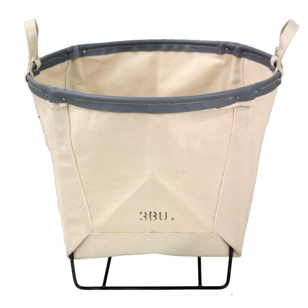 Canvas Round Carry Basket - 3 Bu Online Hot Sale