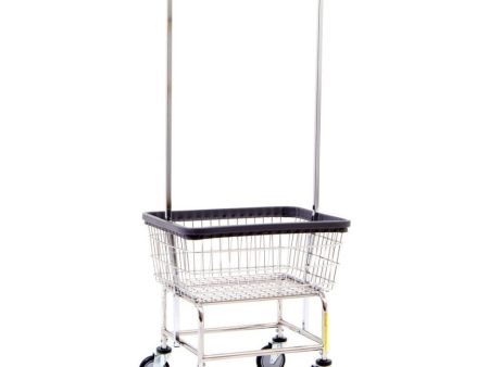 STANDARD LAUNDRY CART W  DOUBLE POLE RACK Discount