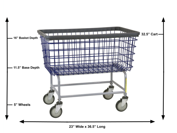 MEGA CAPACITY  BIG DOG  LAUNDRY CART Fashion