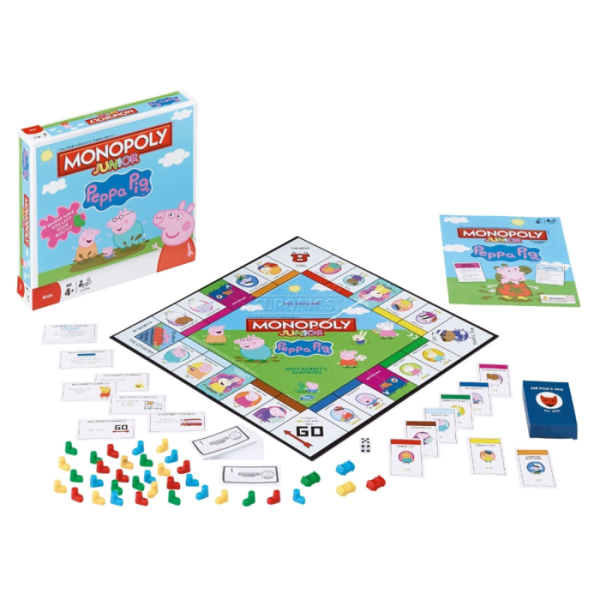 Peppa Pig   Gurli Pig - Monopoly Junior - På Engelska Discount