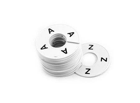 Round Rack Dividers - Letters of the Alphabet A-Z (26) Sale