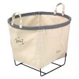 Canvas Round Carry Basket - 3 Bu Online Hot Sale