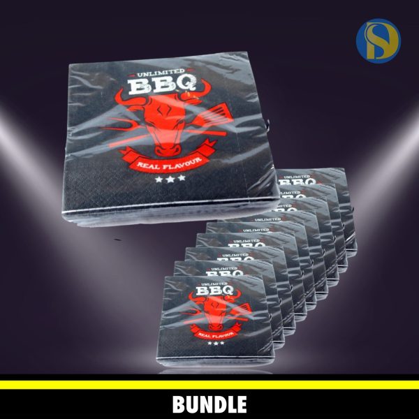 Bbq Unlimited - 10-Pack Servetter 16,5X16,5 Cm 2-Lagers Online